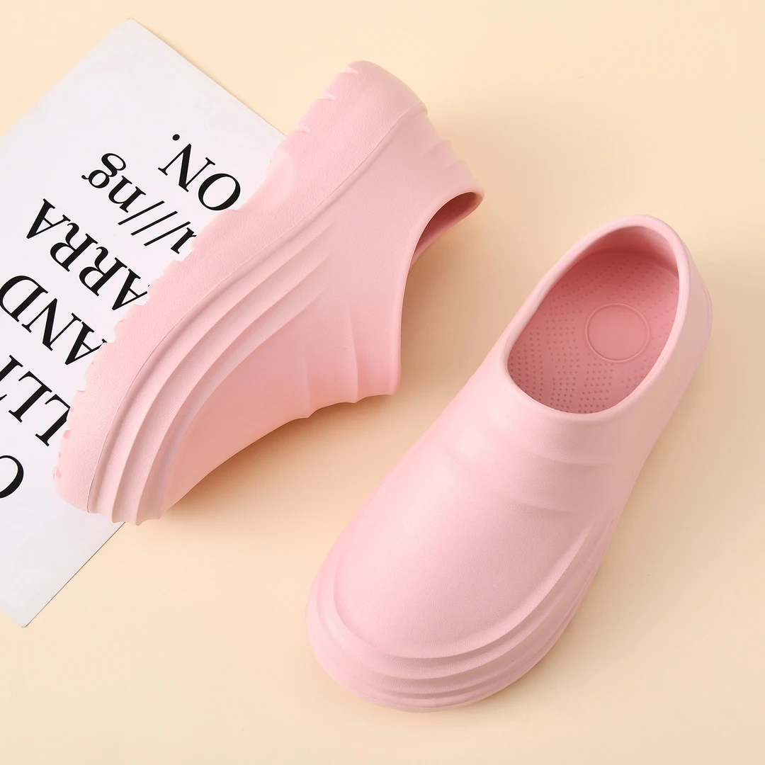 粉色雨鞋女款防水防滑耐磨水靴劳保工作洋气可外穿短筒雨靴2025