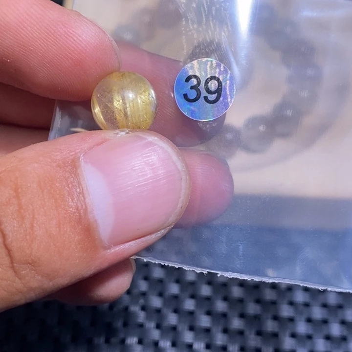 温***@发晶未镶嵌手链天然水晶手串