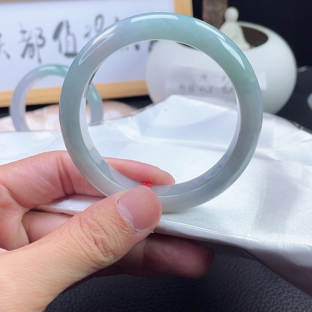 翡翠未镶嵌手镯手镯56