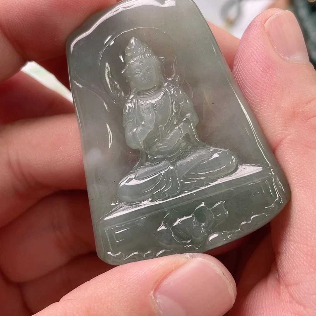 吊坠(不含链)未镶嵌翡翠ℋ****观音