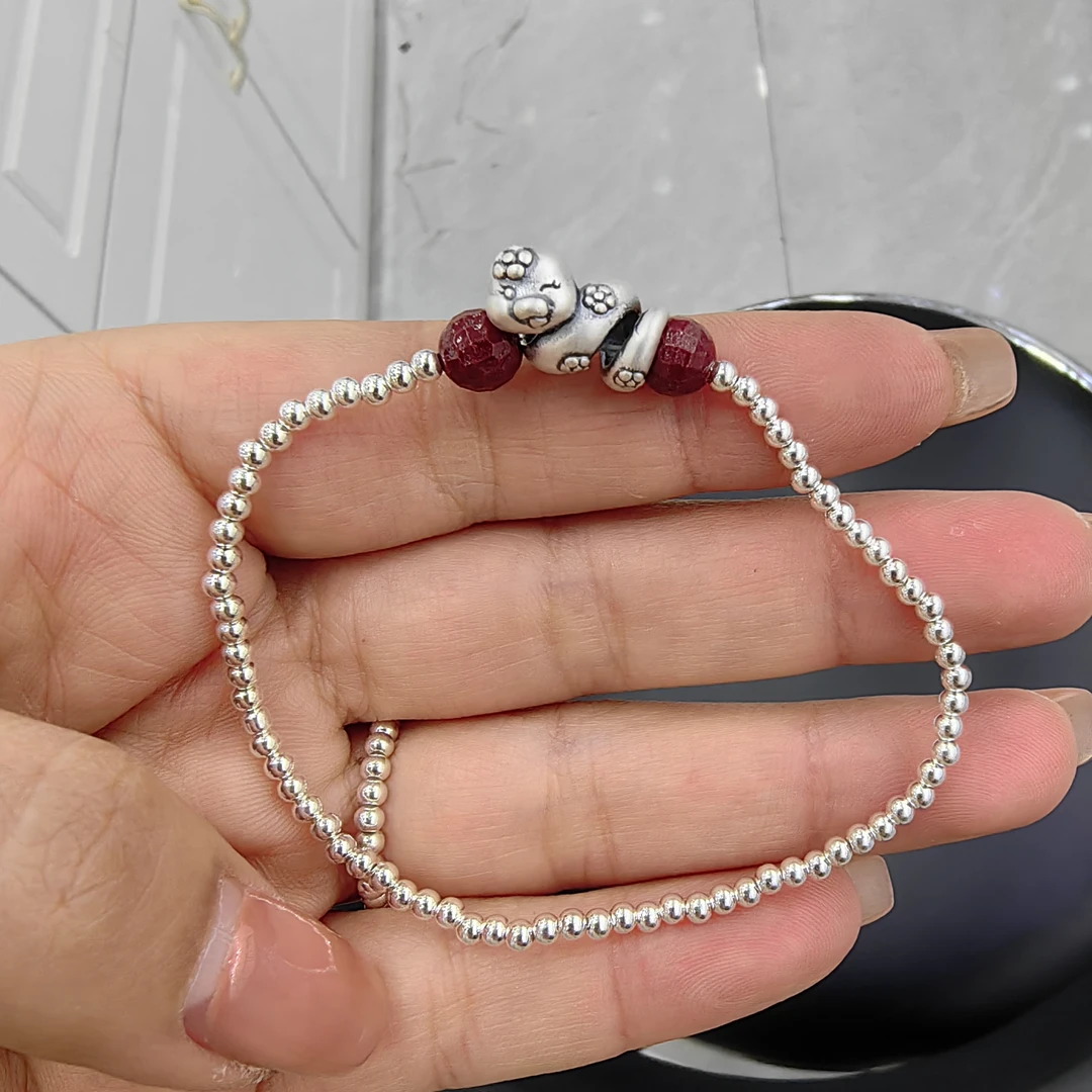 925银手链 0115-05 气质百搭简约小众扭扭蛇形手链   HY  ZJ