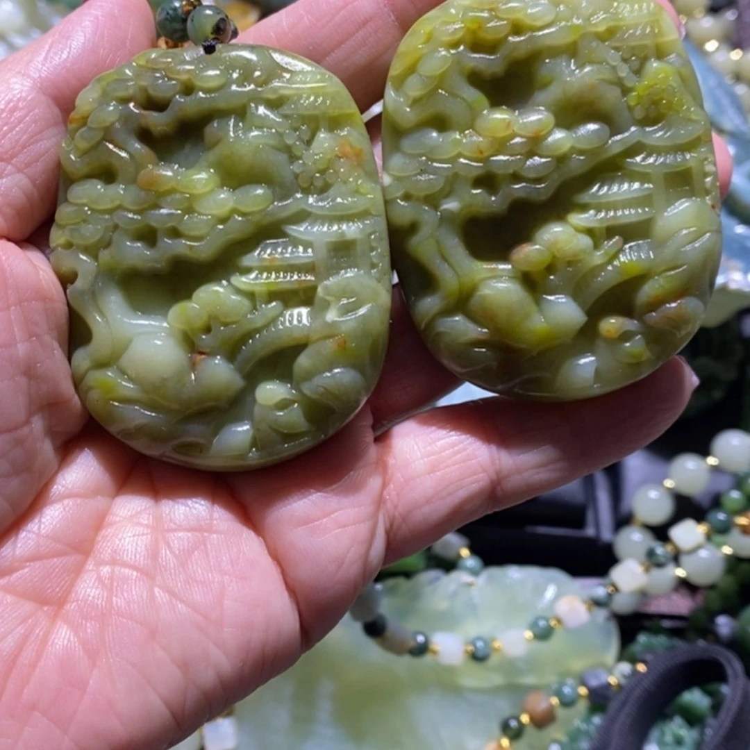 【闪购商品】岫玉毛衣链未镶嵌