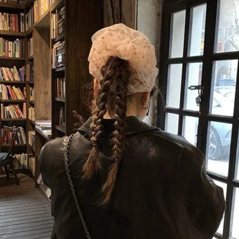 博主同款可爱洋气秋冬夸张大发圈头饰高级感大肠发圈女扎头发头花