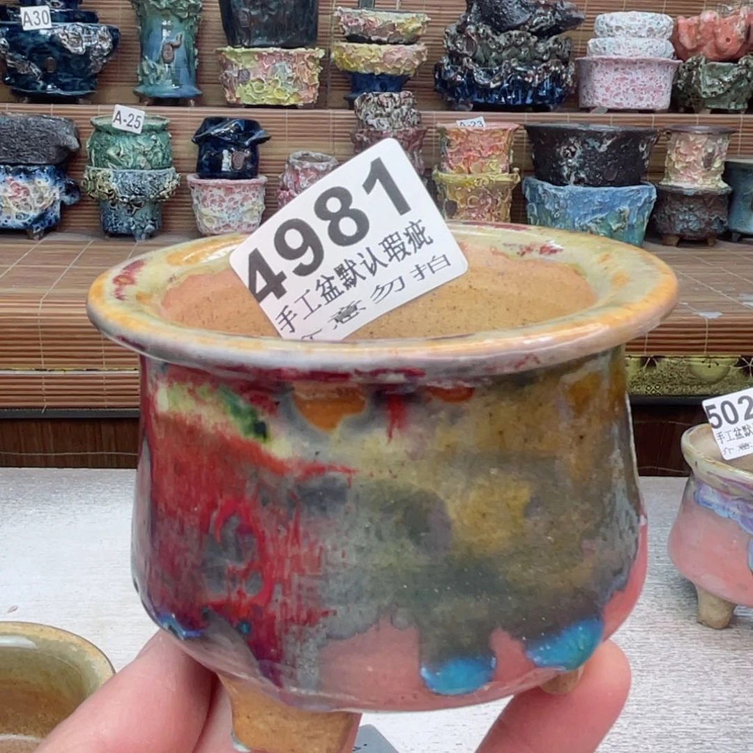 景德镇陶瓷艺术罐，全手工制作瑕疵特价