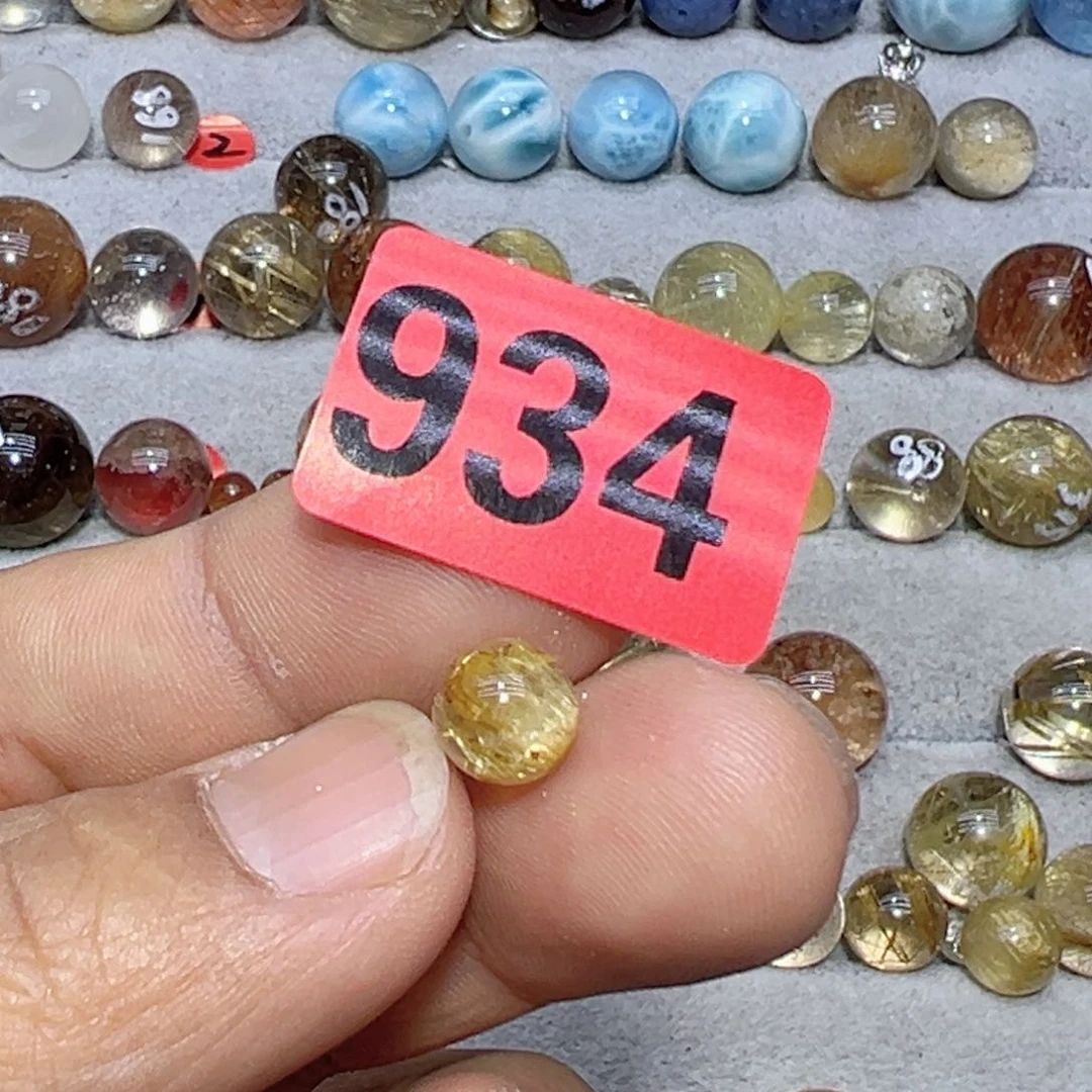 发晶颈饰未镶嵌张*药天然瑕疵