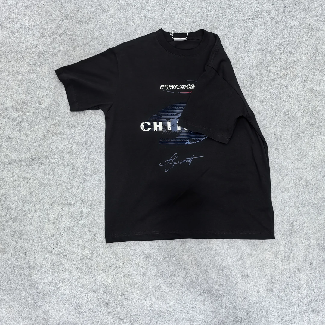 D05(LX)-31004-CH夏季正面潮流字母印花圆领半袖