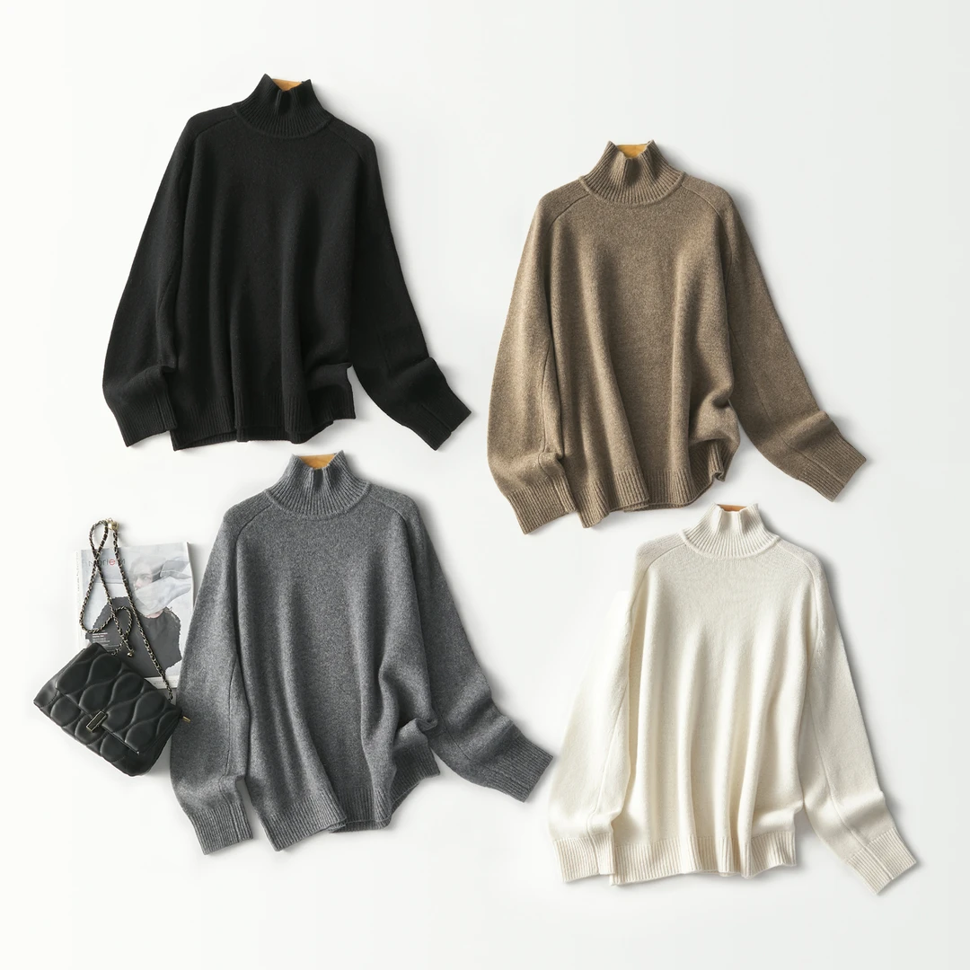 【井上青】双股高领针织衫RC-2543