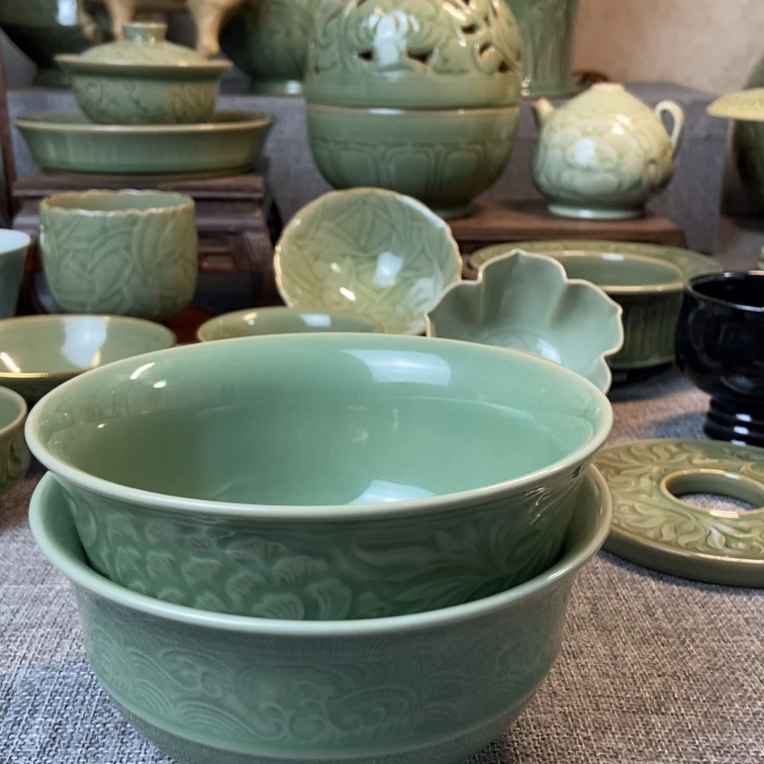 耀州窑2牡丹1海云***井