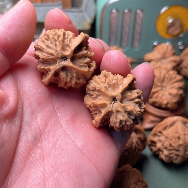 文玩核桃把件言***存苹果园