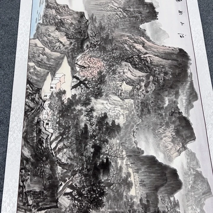 横款潮汇书出艺术作品
