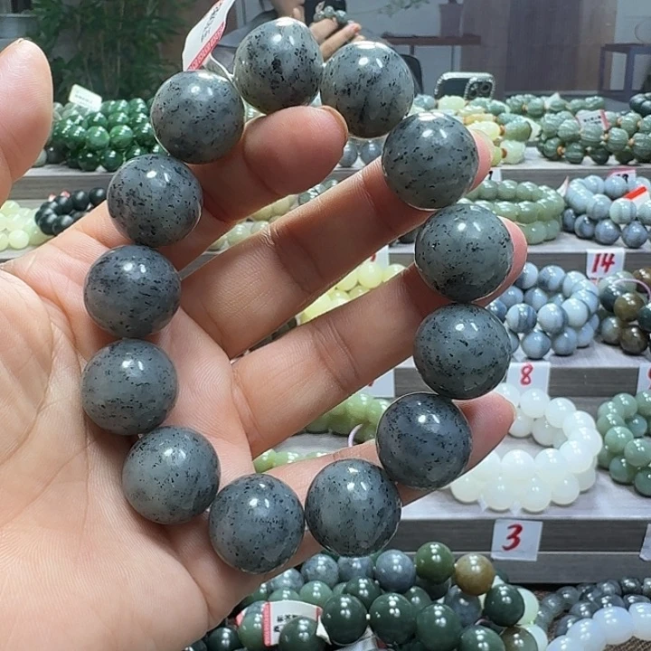 手链未镶嵌和田玉新疆青花卡18