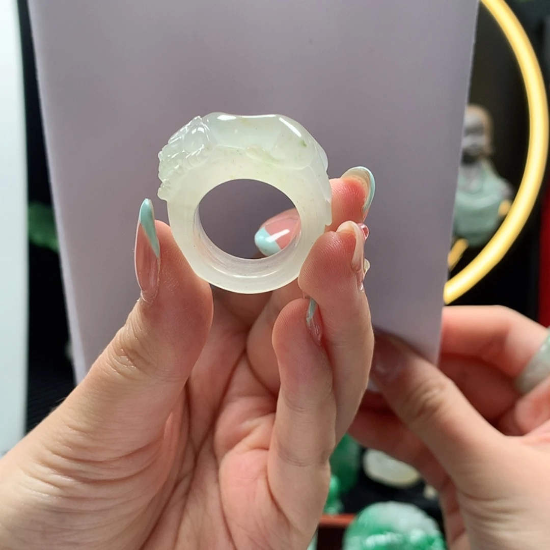 石英质玉戒指未镶嵌梦*