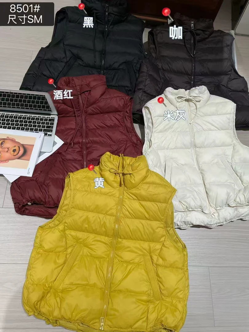 【NIANNIAN+】【90绒子】【8501】羽绒马甲秋冬保暖冬季修身简约时尚