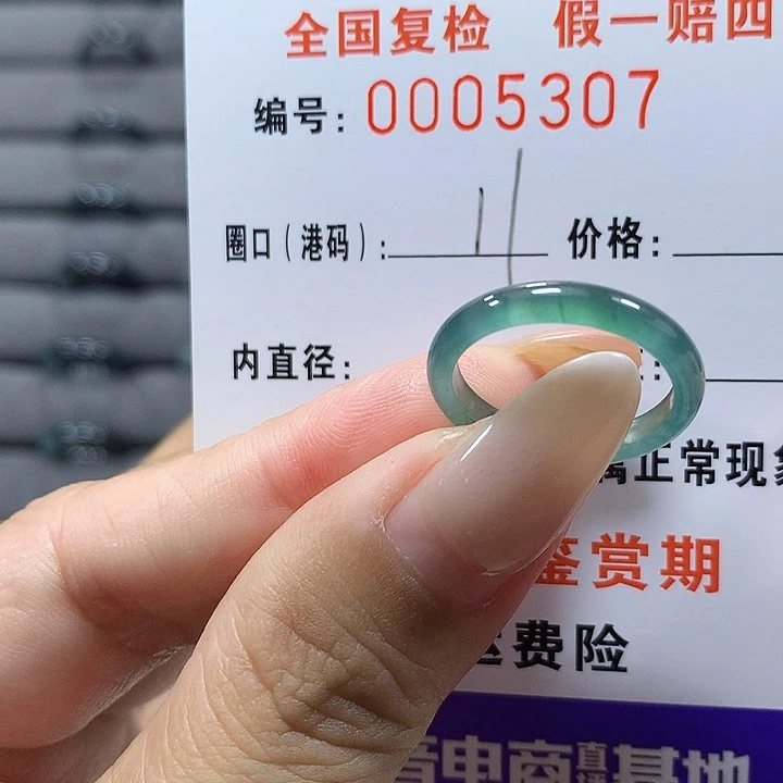 未镶嵌戒圈翡翠5307