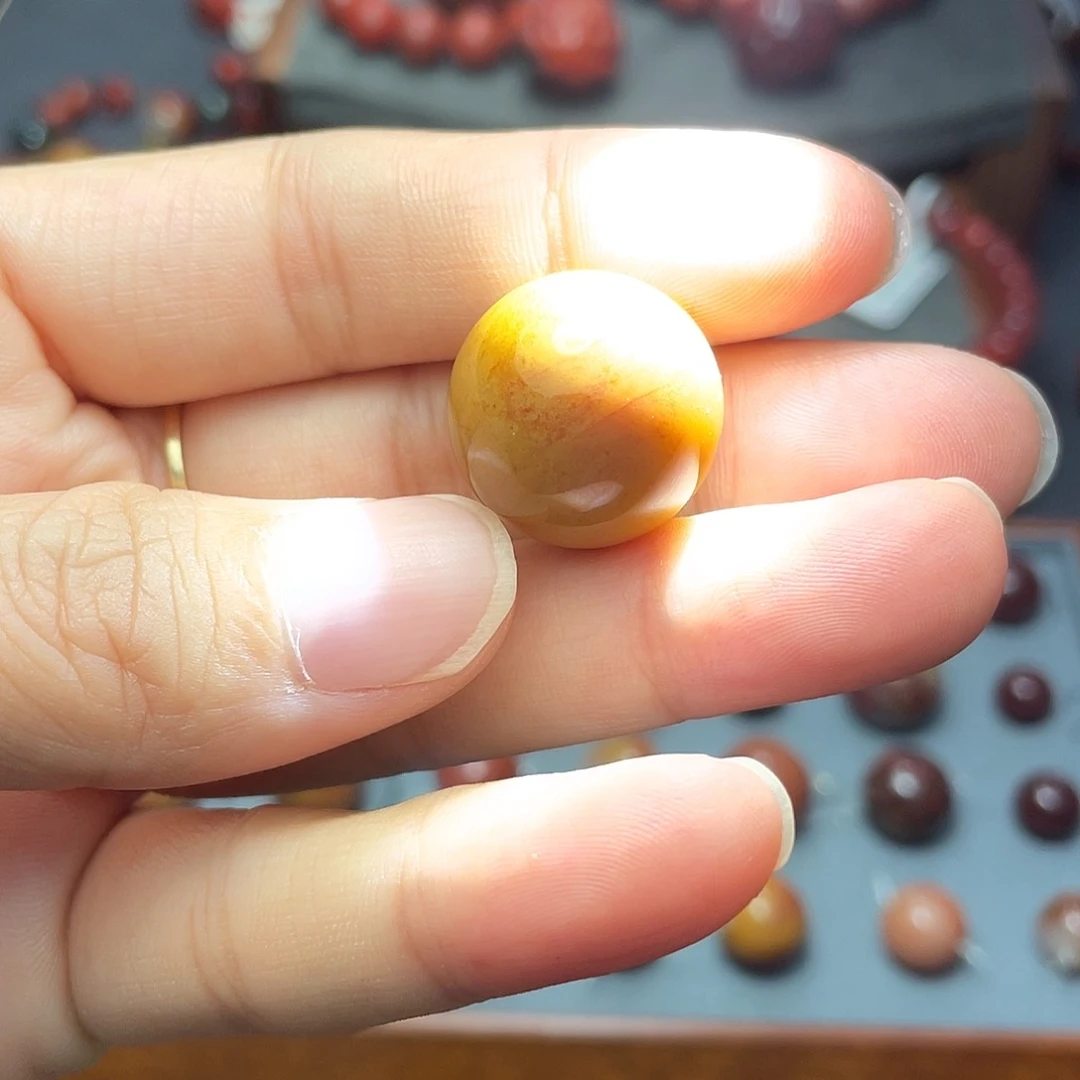 未镶嵌单珠南红玛瑙19