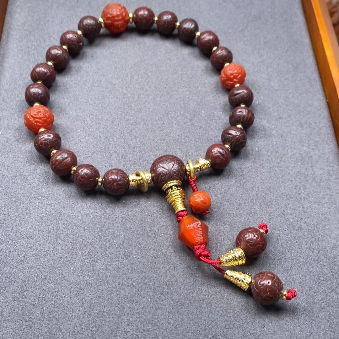 菩提把件未镶嵌凤眼