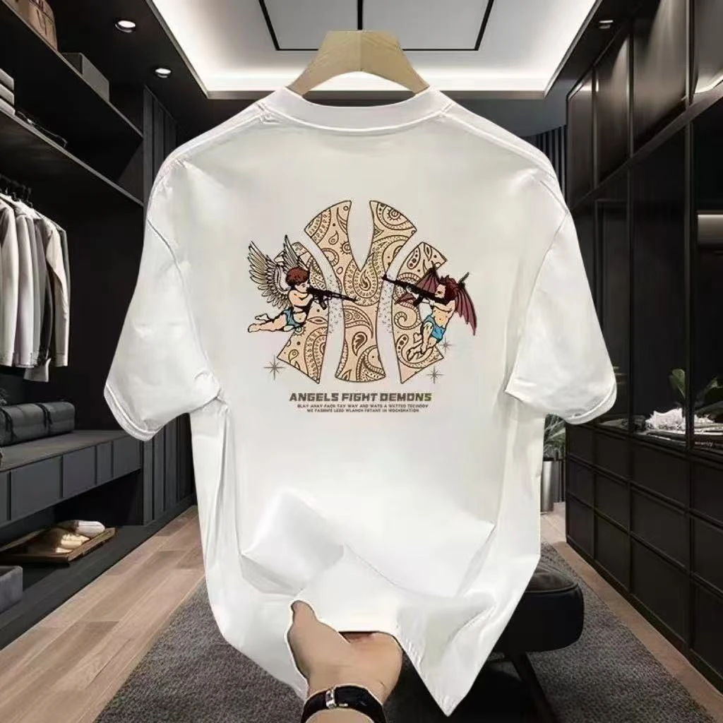 K72-2宽松短袖恤潮经典百搭夏季T恤痞帅上衣