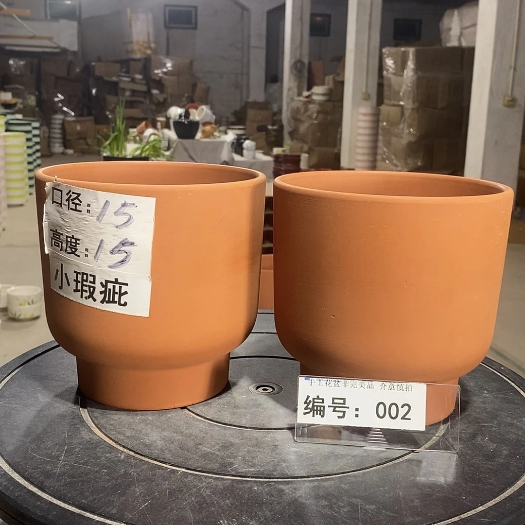 微瑕花盆-002-口15×15-2个