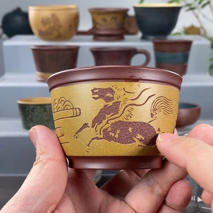 宜兴紫砂手工主人杯
