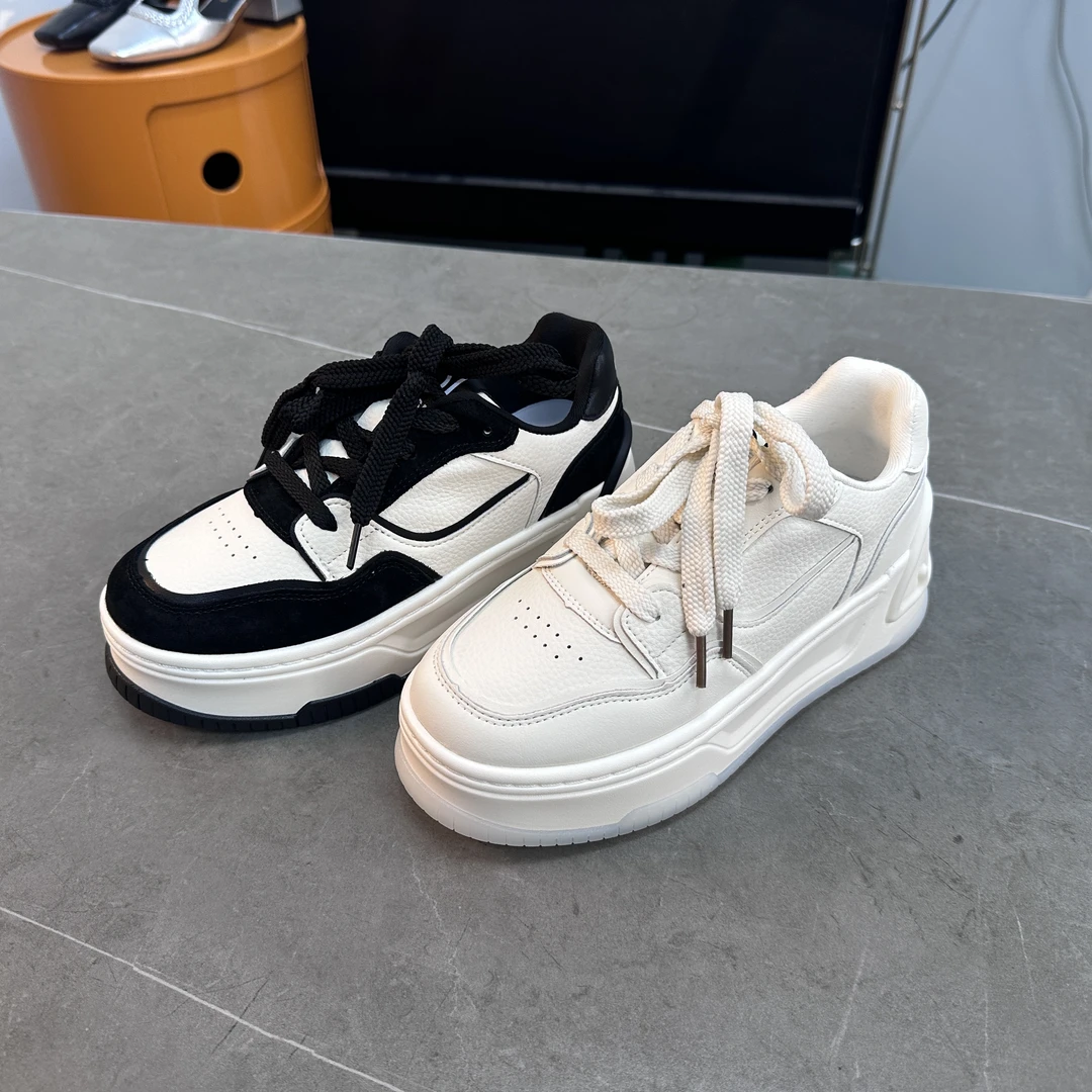 新款增高板鞋休闲运动小白鞋老爹鞋332I