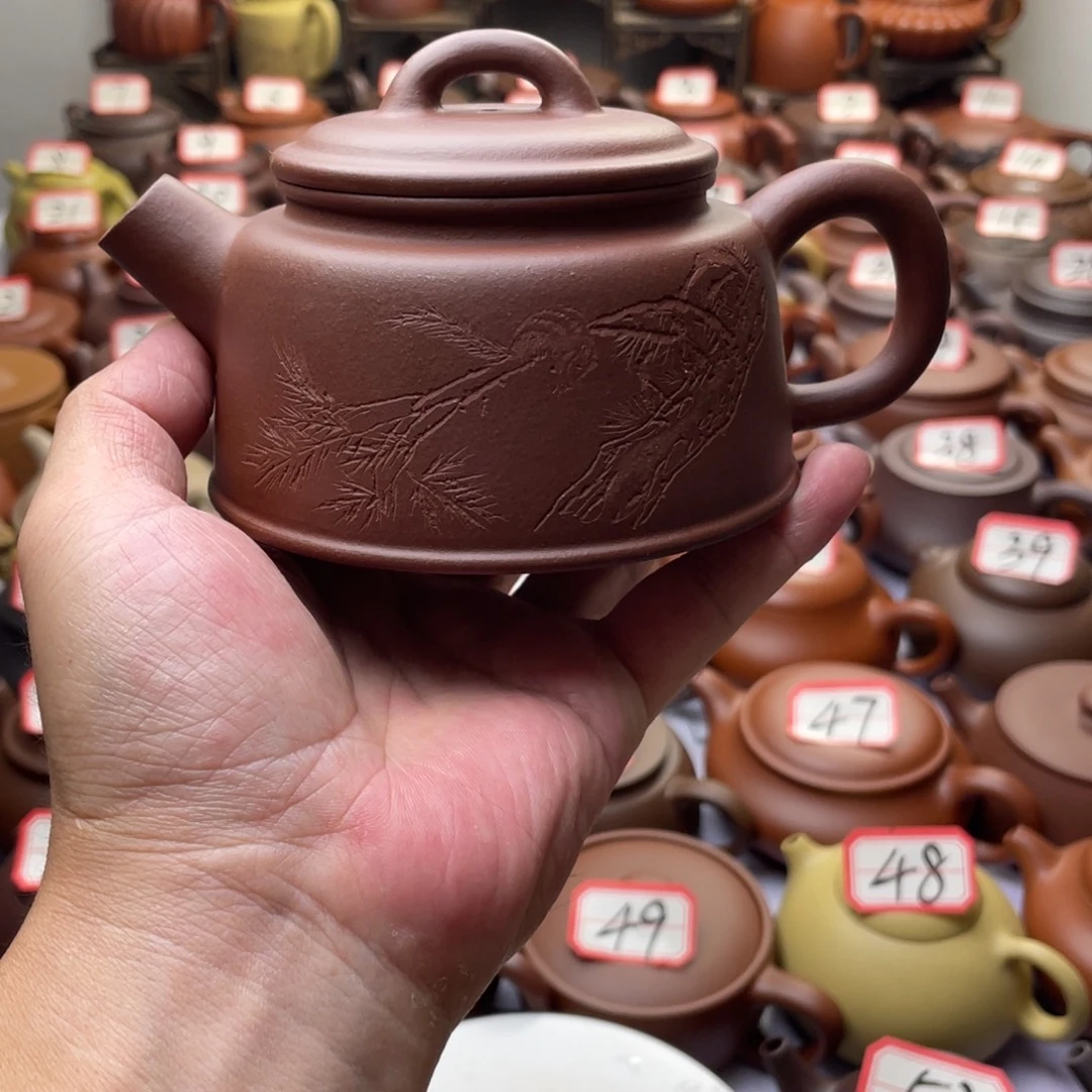 茶壶紫砂宜兴紫砂半手工