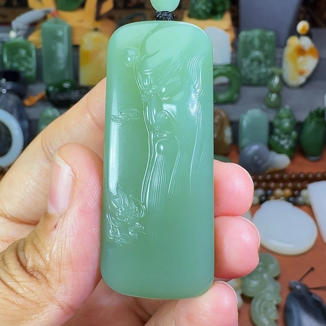 和田玉（碧玉）未镶嵌颈饰