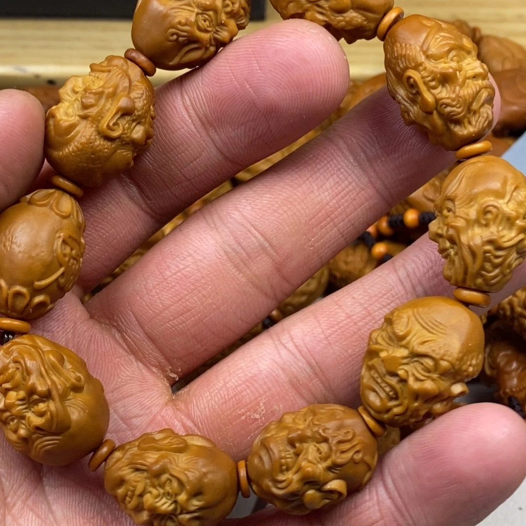 橄榄核手串/手链橄榄核雕刻工艺手串7