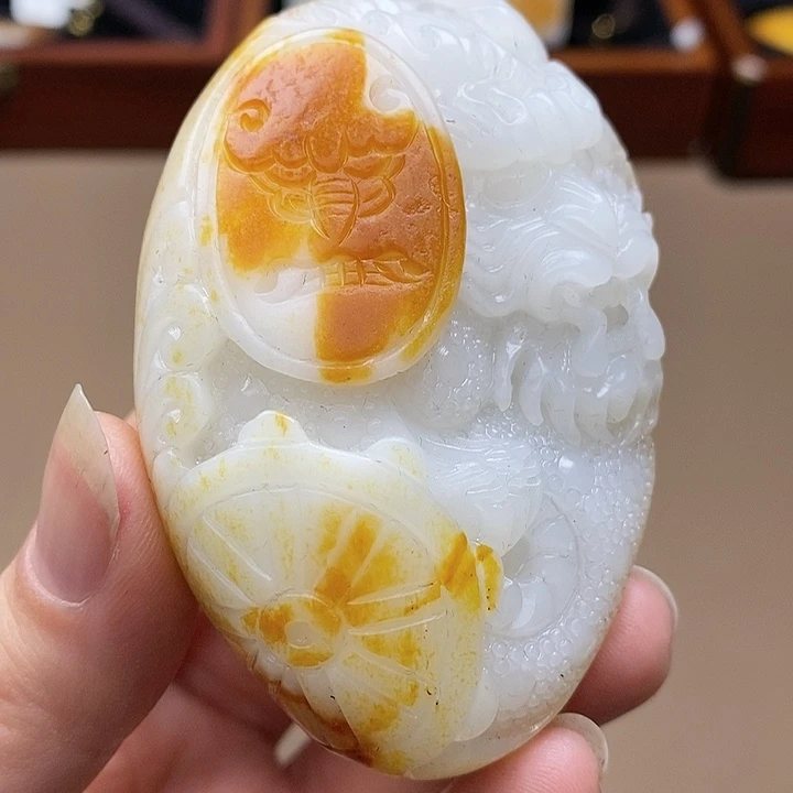 和田玉挂件未镶嵌F