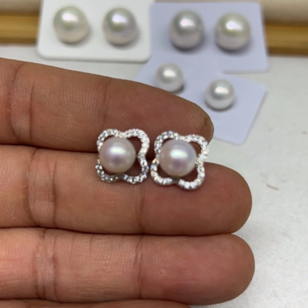 【闪购商品】颈饰银S925镶嵌淡水珍珠