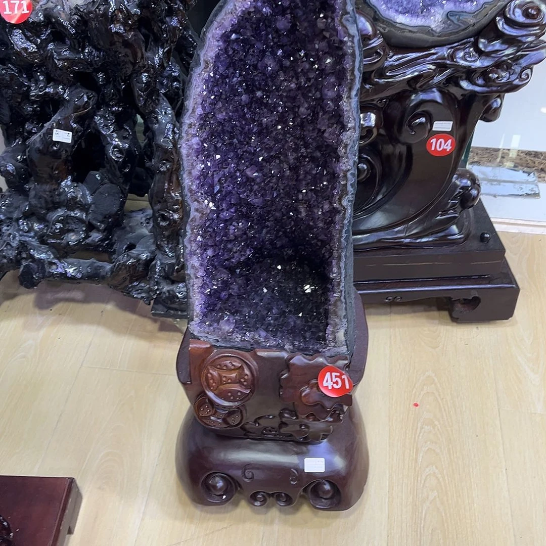 未镶嵌紫晶大型摆件（非配饰）晶