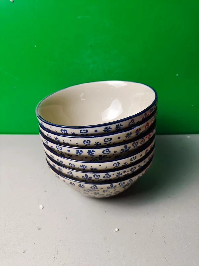 m1542 碗6个（口径14，高6）陶瓷餐具 D1