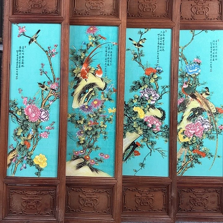 摆件景德镇瓷板画