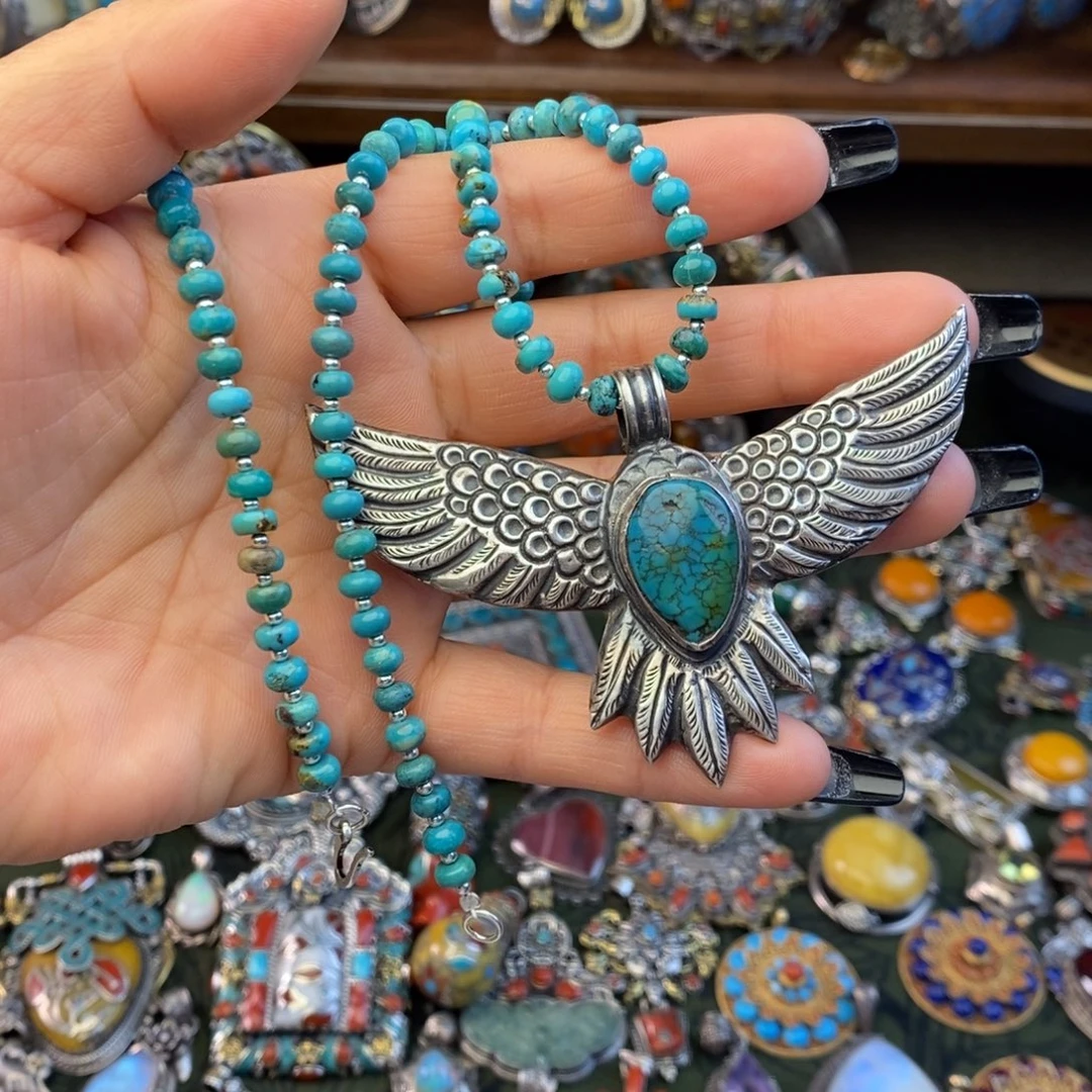 铜纯铜复古项链原创设计