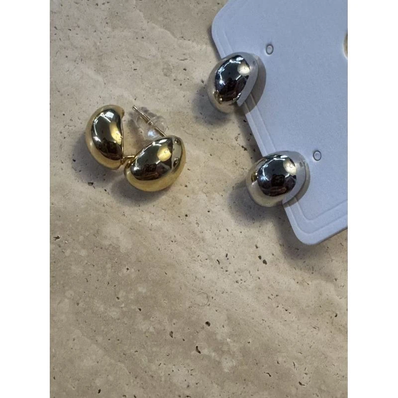 钛钢耳饰 老板娘推荐女耳钉素款轻奢镭射小众521913