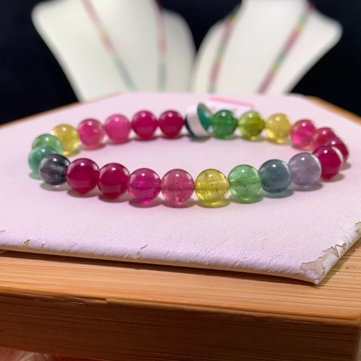 双色碧玺手链未镶嵌