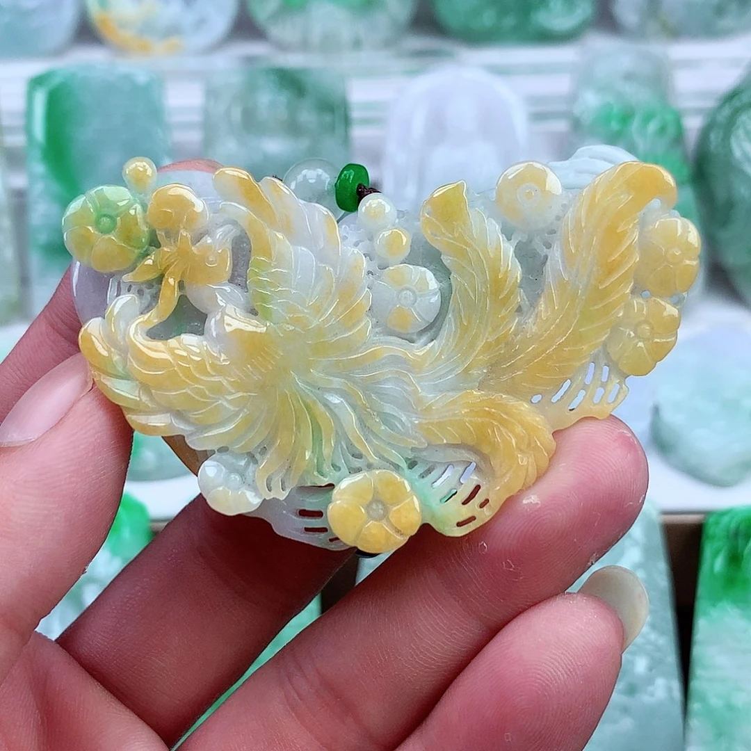 颈饰未镶嵌翡翠翡翠吊坠