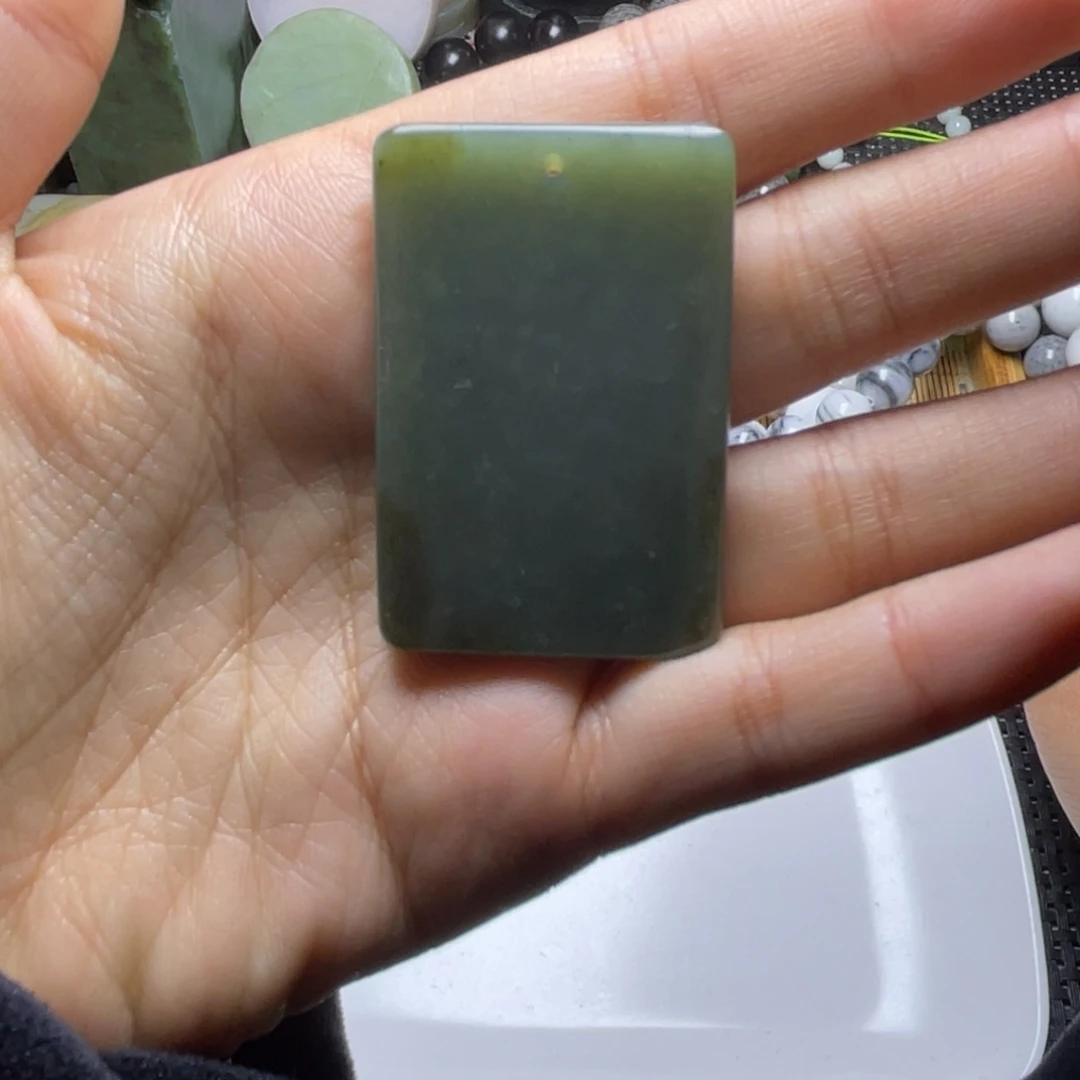 未镶嵌和田玉珠宝半成品且末蓝