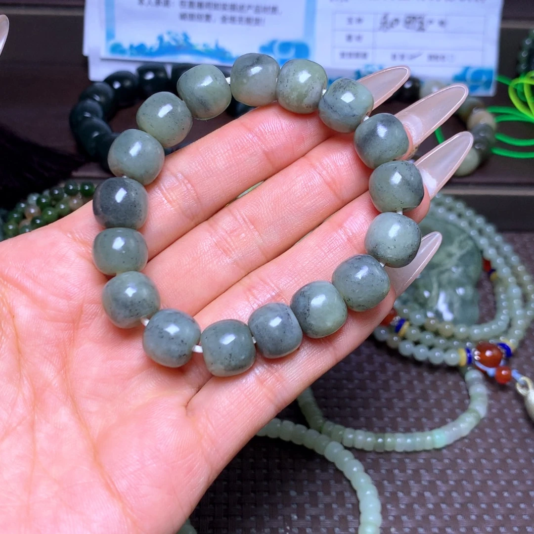 未镶嵌手串和田玉卡12
