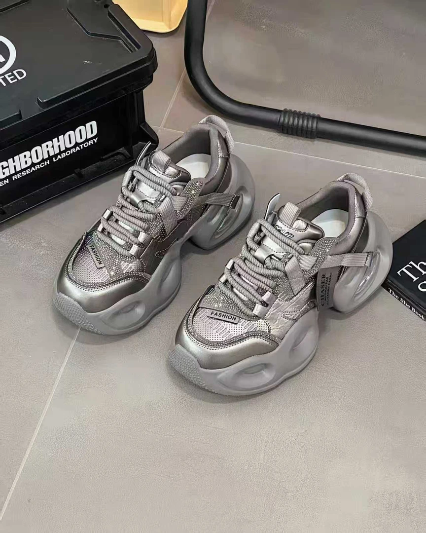 厚底休闲百搭老爹女鞋