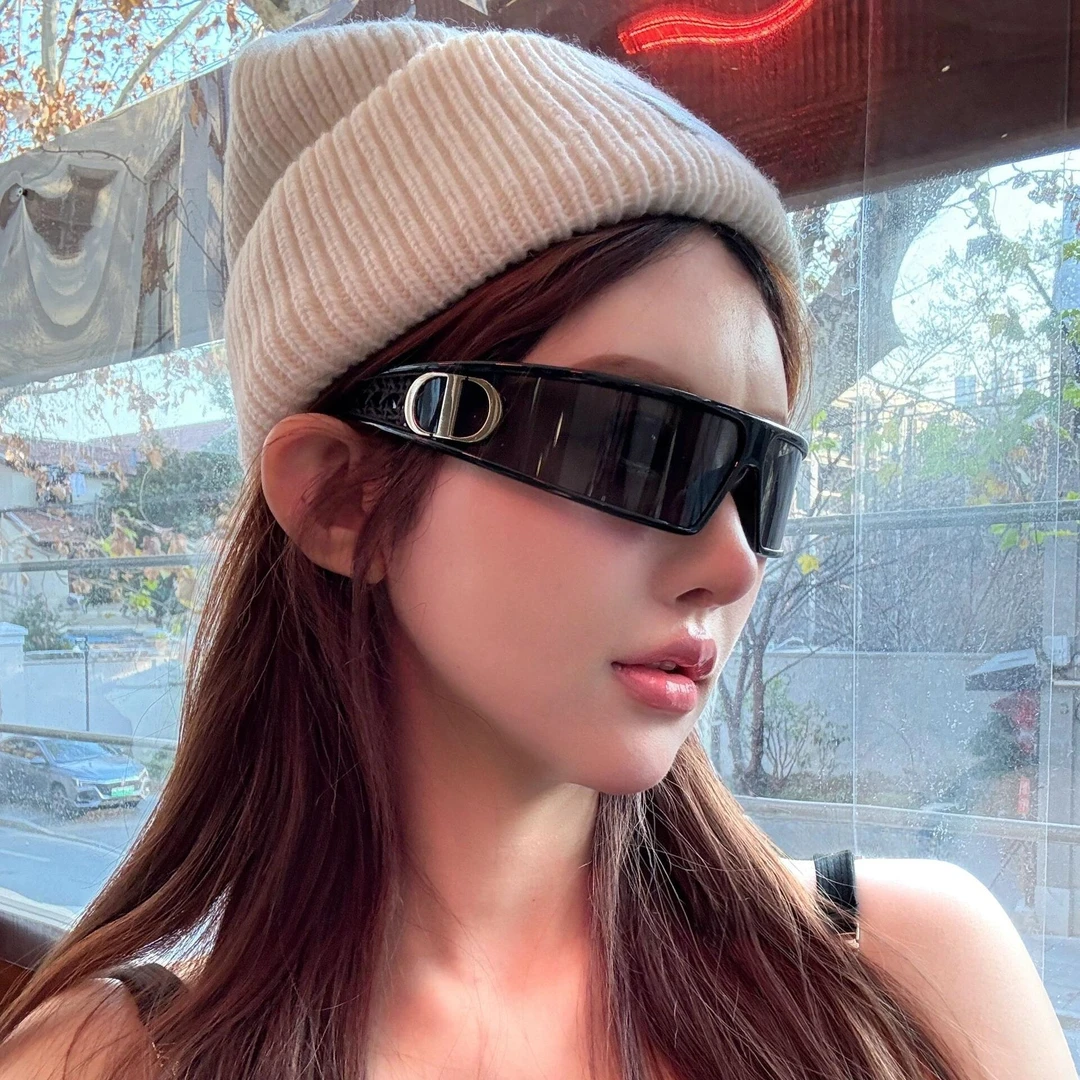 新款时尚网红发箍墨镜小红书潮流太阳镜时尚防紫外线护目眼镜百搭