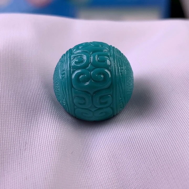 绿松石未镶嵌珠宝奇石16.4mm