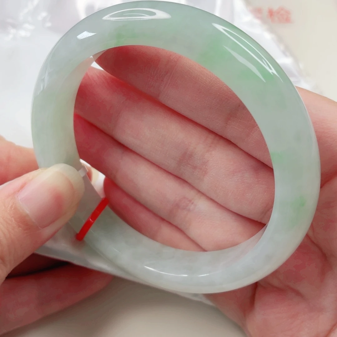 翡翠未镶嵌手镯59圈x308