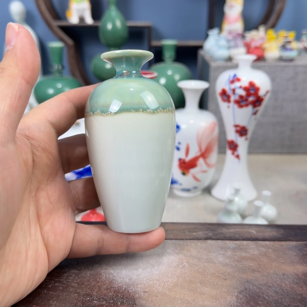 陶瓷手工小花器摆件