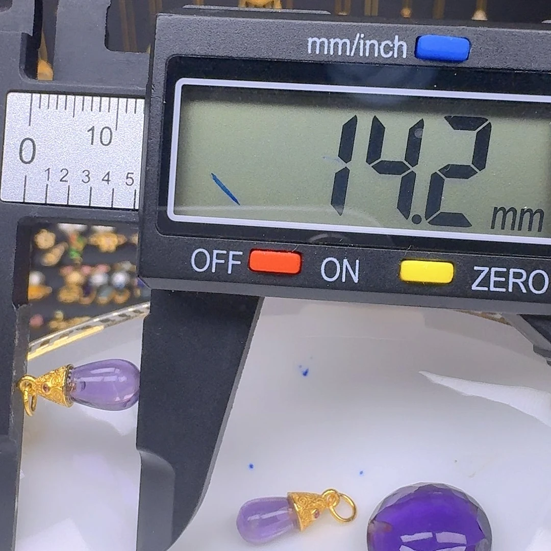 紫晶颈饰银S925镶嵌紫水晶925镶嵌117