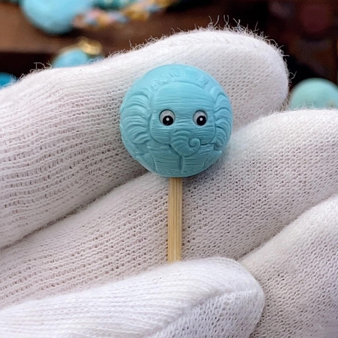 C***S未镶嵌绿松石珠宝奇石