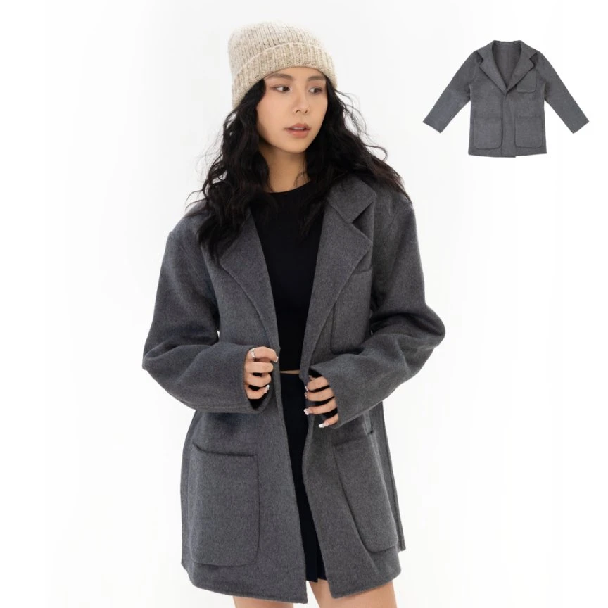 TO家老钱风高级轻奢羊毛大衣