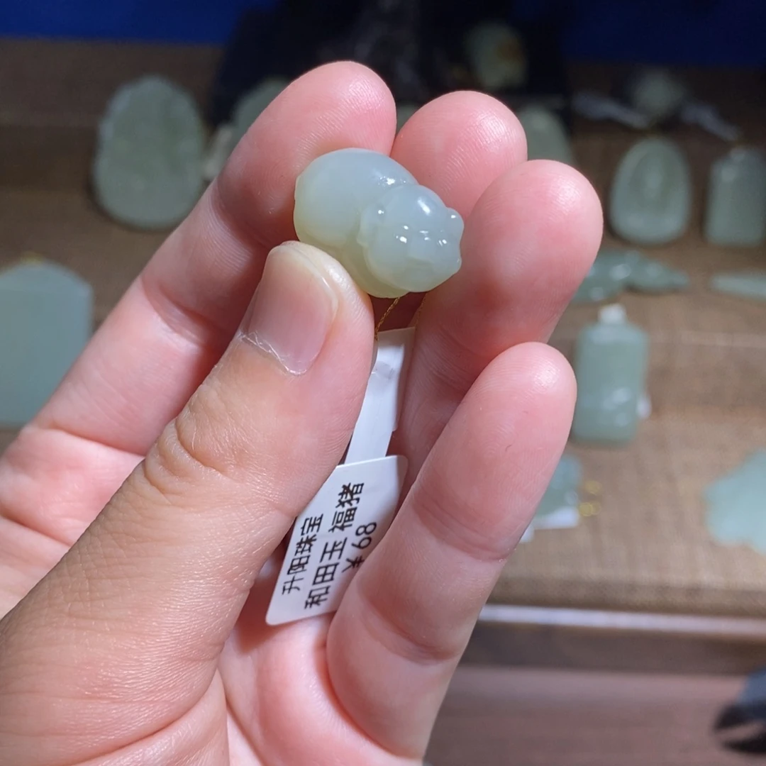 和田玉未镶嵌把件用****6