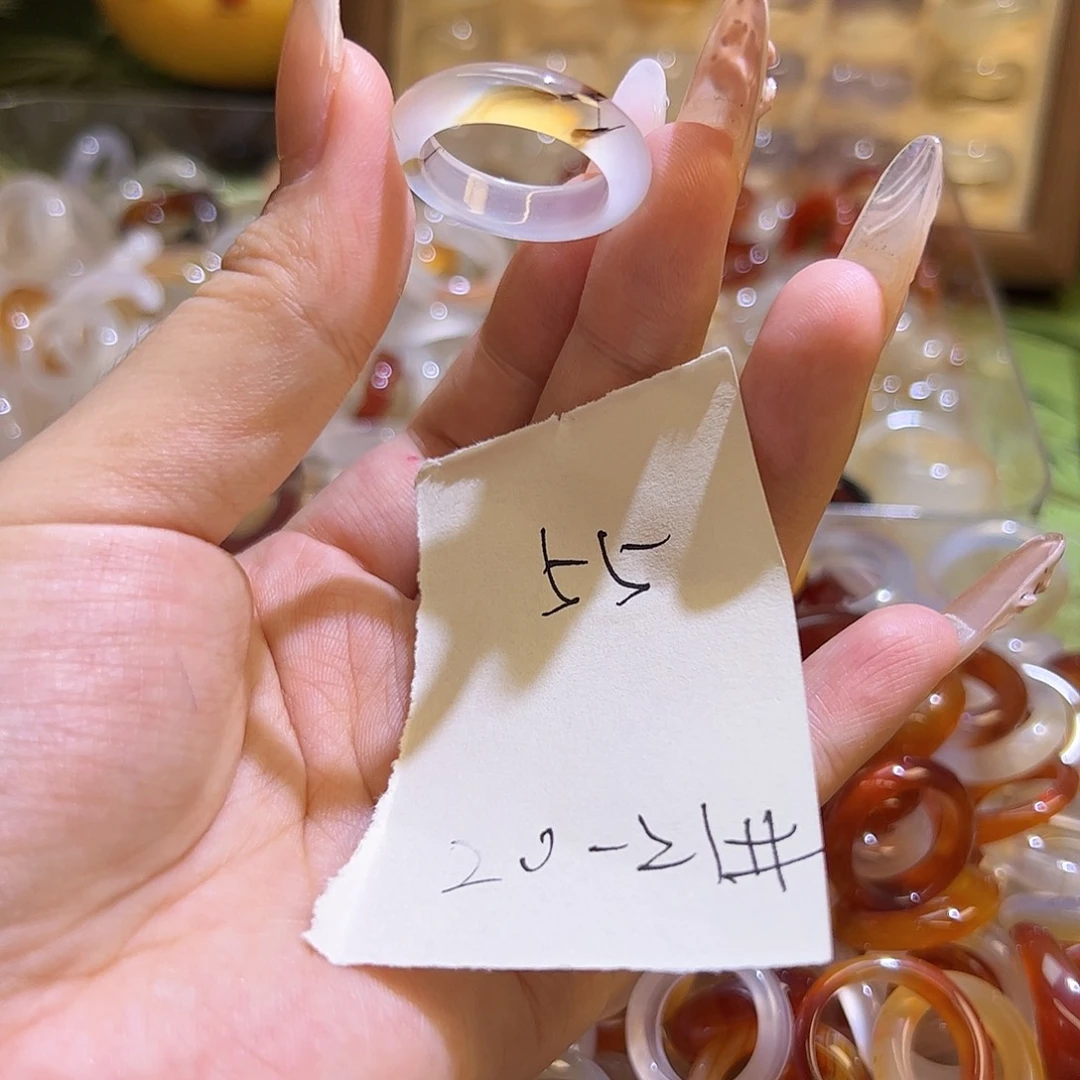 未镶嵌戒指玛瑙/玉髓