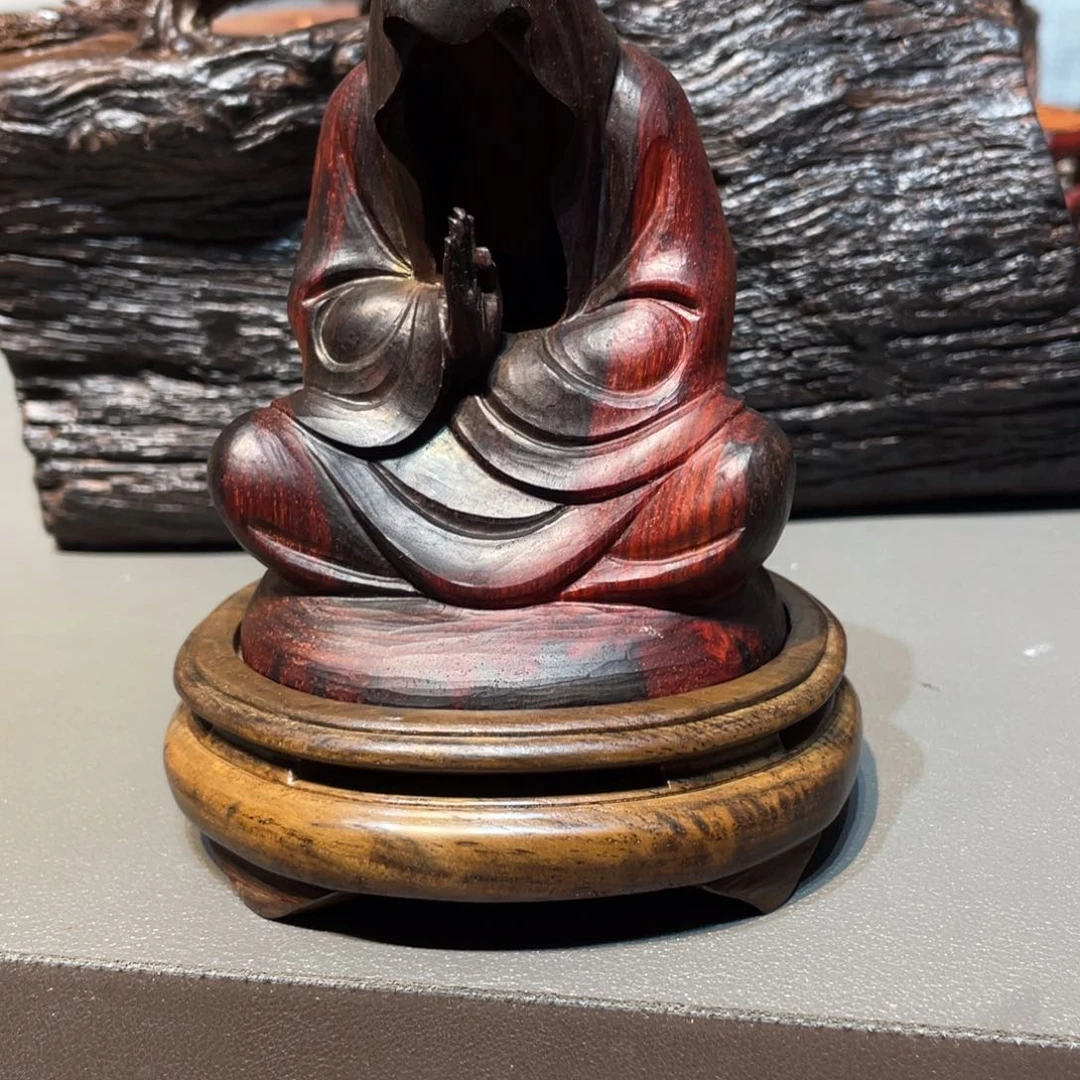 F***F檀香紫檀（小叶紫檀）无相香炉工艺品摆件