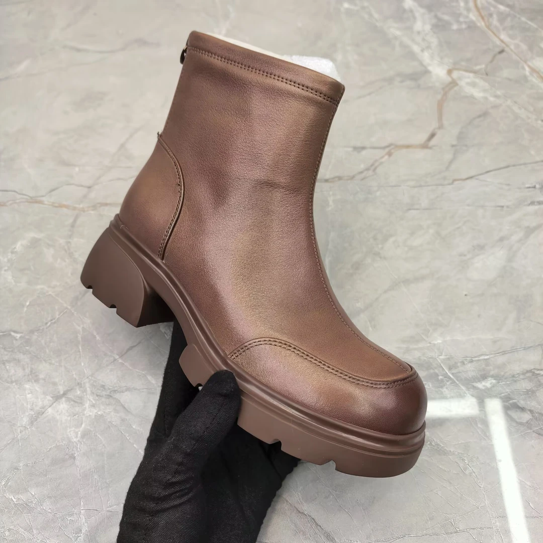 c（孤品）37码短靴女靴子53414-5985牛皮